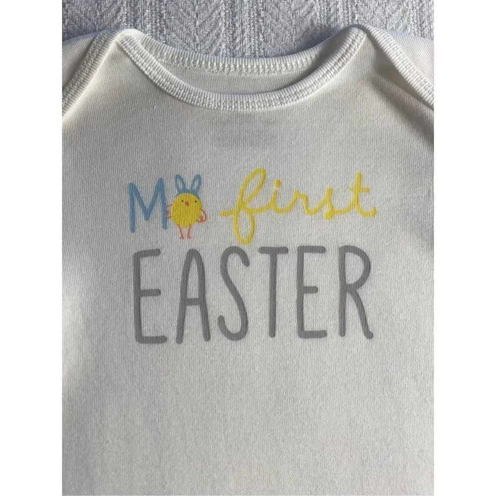 CARTER’S  3M BABY Chick “MY 1ST EASTER” Bodysuit